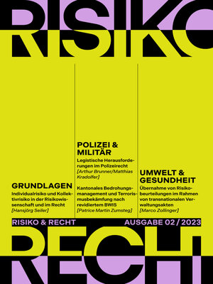 cover image of Risiko und Recht 02/2023